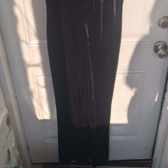 DIVIDED BLACK VELOUR JUMPSUIT SIZE M MEDIUM NEW WITH TAGS SHORT SLEEVES HALF-ZIP - Picture 4 of 15